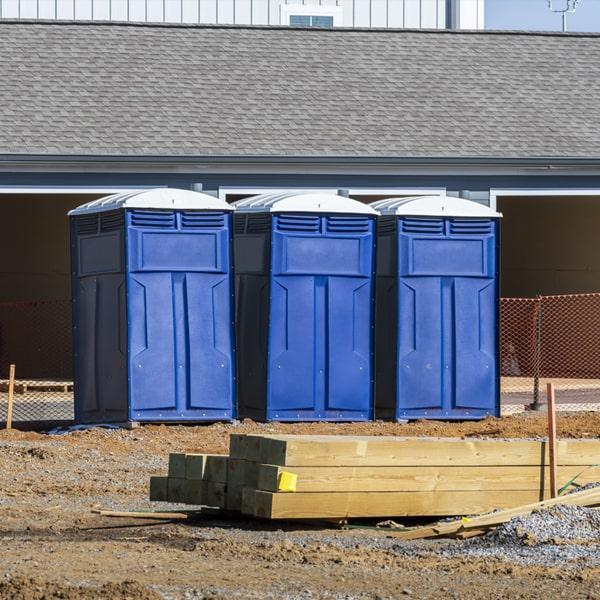 Heavy-duty construction site porta potty in Kannapolis, North Carolina